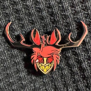 Hazbin Hotel Alastor Enamel Pin