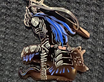 Pin de esmalte de Artorias, el Caminante del Abismo, de Dark Souls