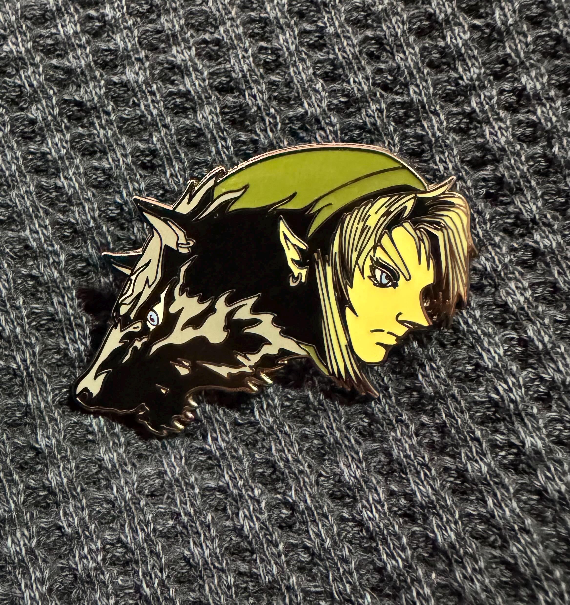 Zelda Twilight Princess Wolf Link Enamel Pin, image size:2335x2480