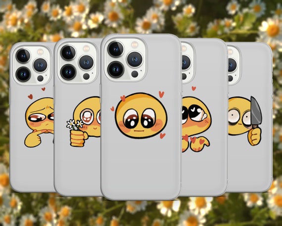 Cursed Emoji Meme Cute Soft Phone Case for iPhone 13 12 Pro 