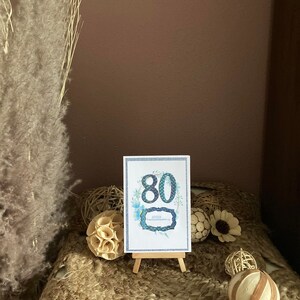 carte anniversaire 80 ans