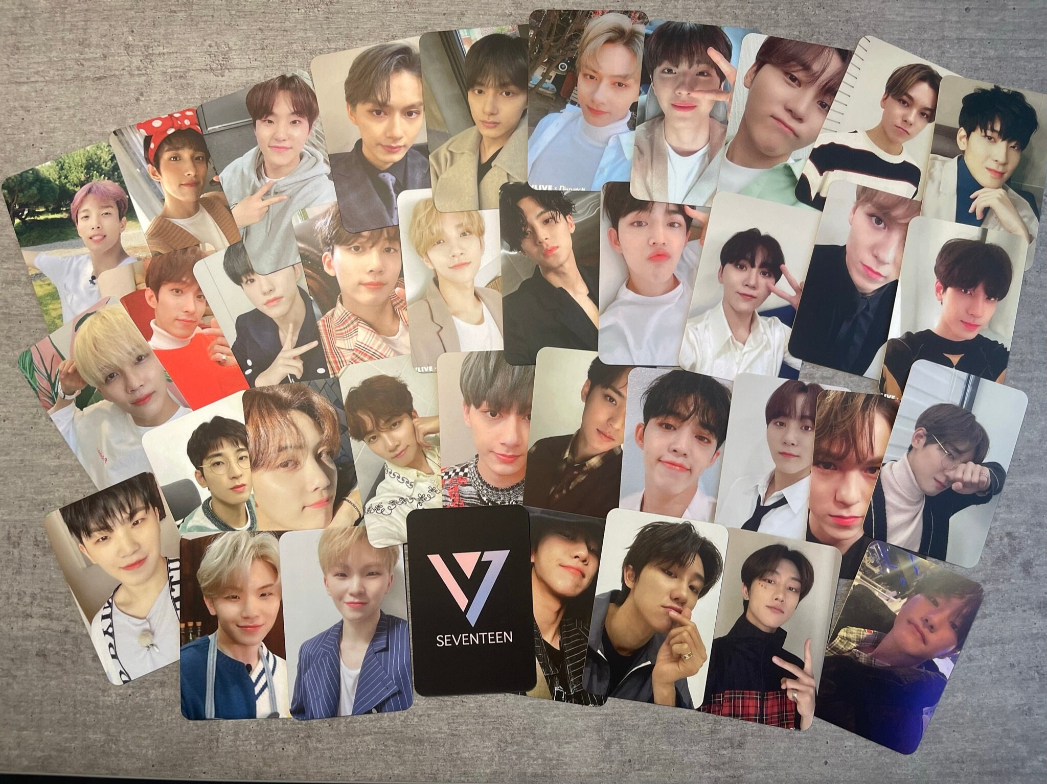 Seventeen matte photocards / high quality / double sided K-Pop photocard