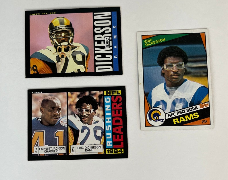 Reduced Price - Los Angeles Rams Fans' Set - Vintage Football Cards ...