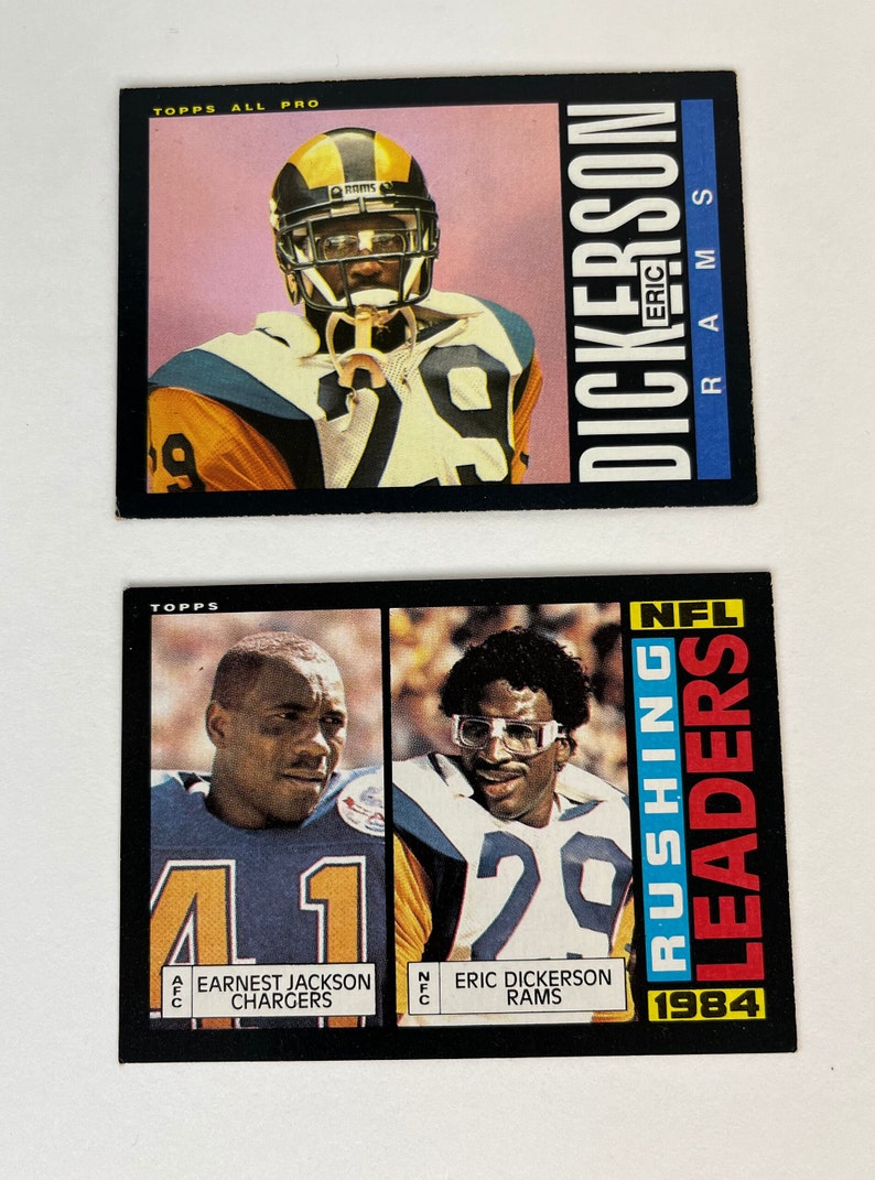 Reduced Price - Los Angeles Rams Fans' Set - Vintage Football Cards ...