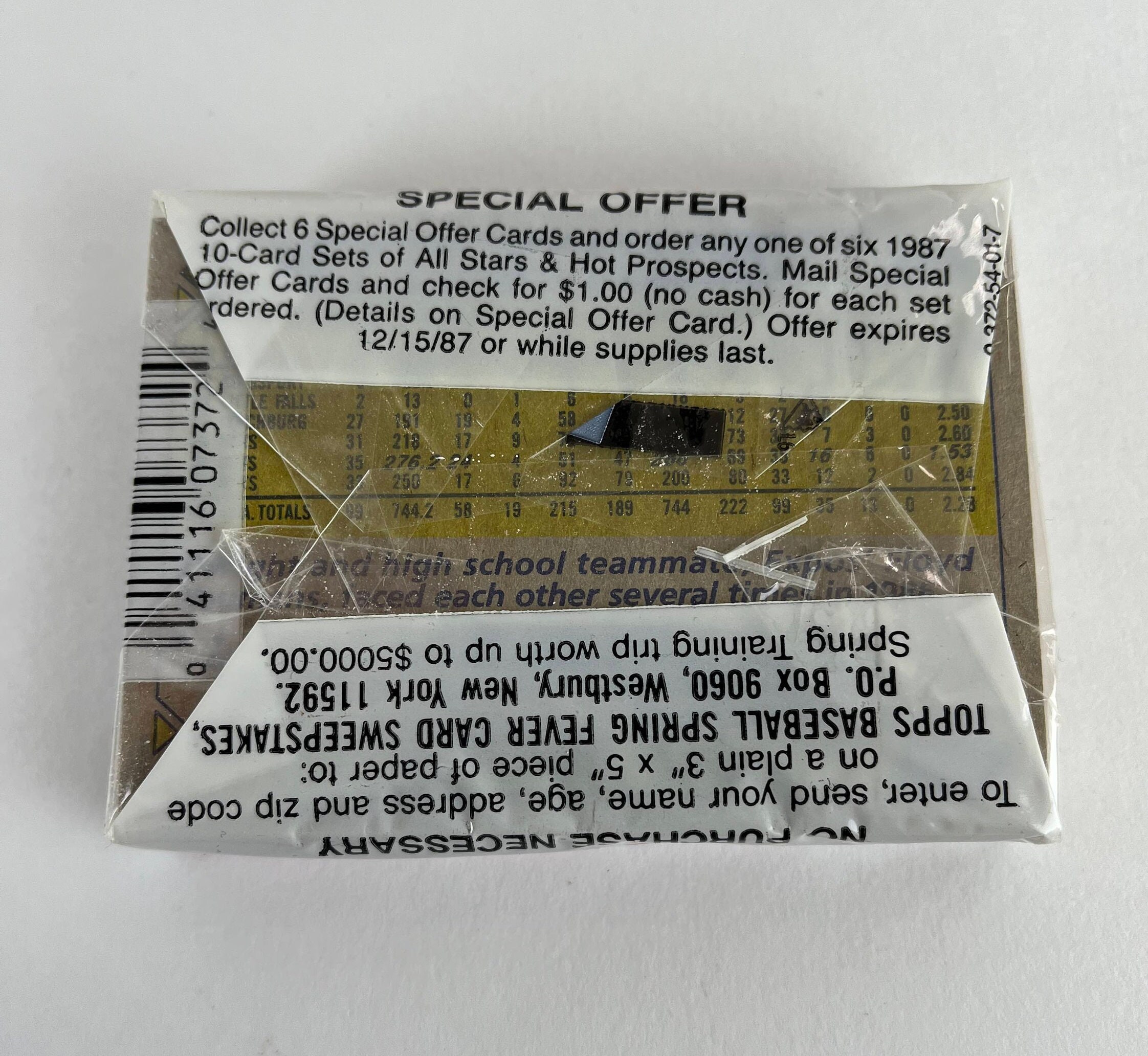 1987 Unopened Cello Pack Factory Sealed With Will Clark Card Etsy 1987 Unopened Cello Pack Factory Sealed With Will Clark Card Etsy