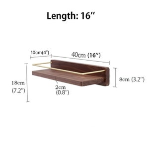 12 inches/16 inches/20 inches/24 inches Wooden Towel Rack/Shelf/Hanger 40 Centimeters