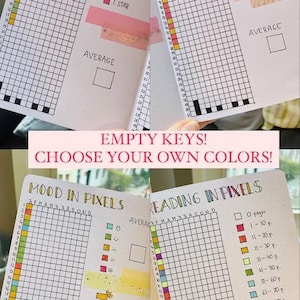 download EMPTY KEY pixels bundle bujo spread
