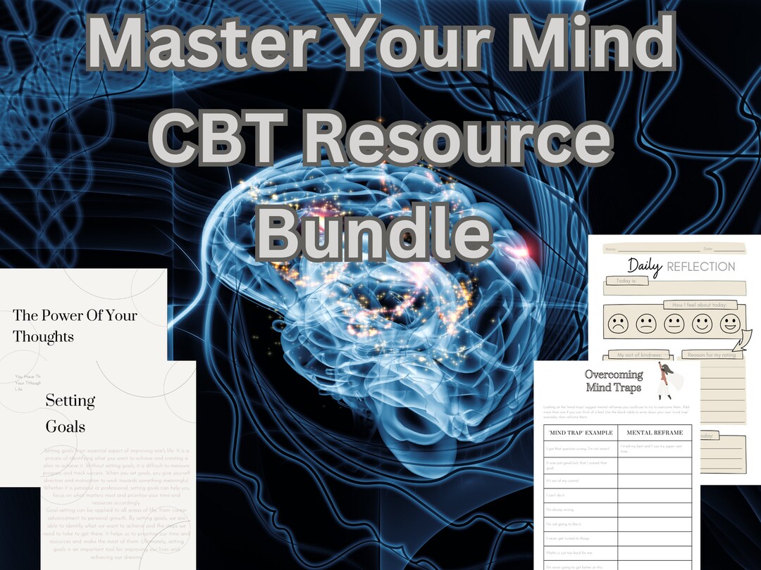 Master Your Mind CBT Resource Bundle - Etsy