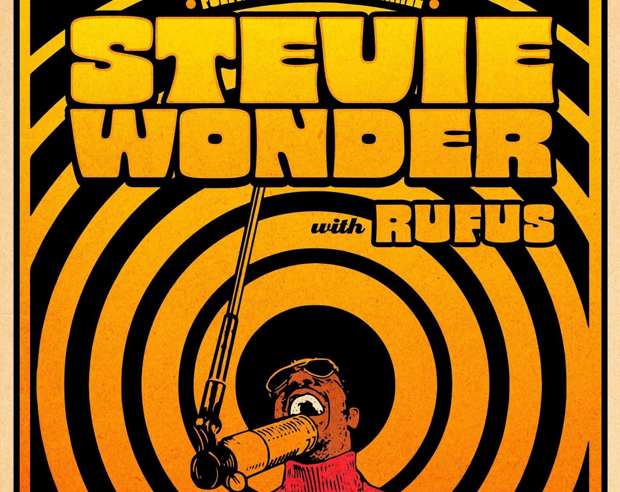 Discover Stevie Wonder Concert Poster