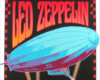 Led Zeppelin Tour Baltimore Civic Center 11X17 Concert Poster 