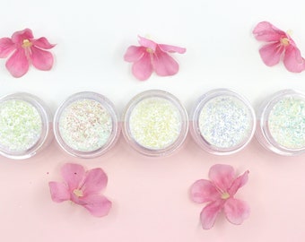 5 Piece Irresistible Pigment Bundle - Super Sparkly Iridescent Glitter Eyeshadow | Vegan Loose Pigment for Sparkly Eyes | Euphoria Makeup