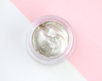 Silver Frost  Eye Liqueur Gel Liquid Eyeshadow - Sparkly Silver Liquid Shadow | Gel Eyeshadow Makeup Highlighter and Eye Topper