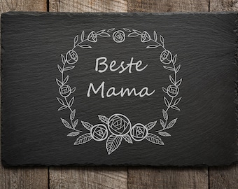 Piedra natural Plato de servicio Pizarra Buffet Plato de queso Montaña rusa Embutidos Sushi Tabla de desayuno Plato de pizarra Grabado de regalo