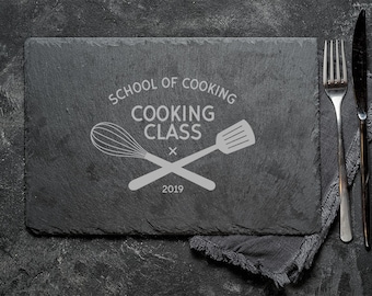 Piedra natural Plato de servicio Pizarra Buffet Plato de queso Montaña rusa Embutidos Sushi Tabla de desayuno Plato de pizarra Regalo Grabado 11