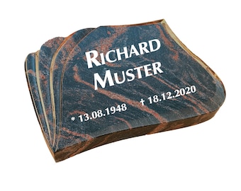 Cojín de tumba personalizado, lápida de urna nº 31, lápida, decoración de tumba, piedra conmemorativa, tumba, losa de tumba, incluye inscripción