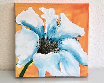 Acrylic painting *Lily* Original - Art - Painting - abstract flower painting