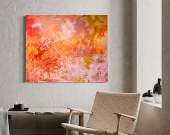 Large abstract painting in acrylic - Original