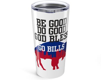 Josh Allen Buffalo Bills Tumbler: NFL MVP Quote, 20 oz Stainless Steel Cup
