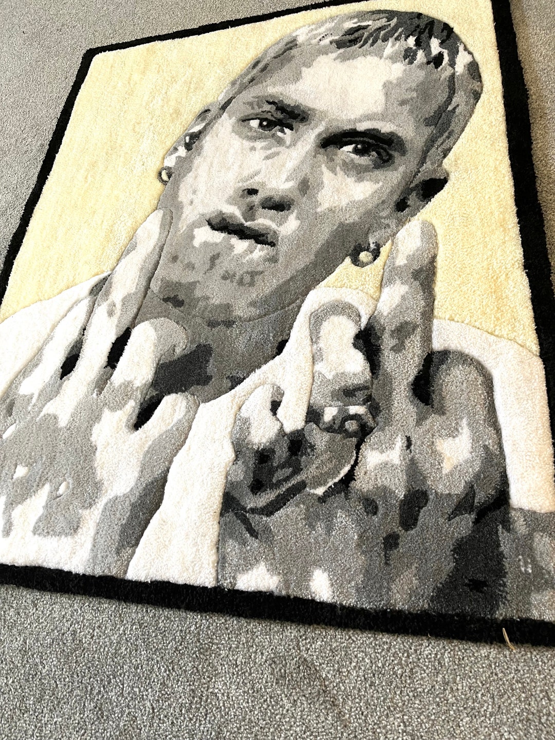 Eminem Handmade Custom Rug - Etsy