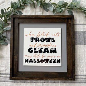 Halloween Insert | Interchangeable Wooden Sign | Insert Only