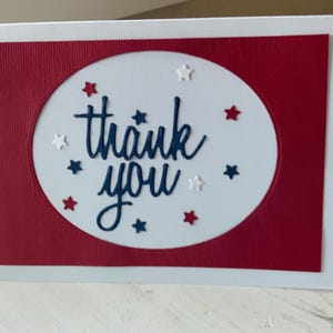 Patriotic Thank You Card