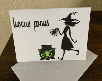 Halloween Witch Card