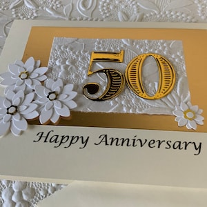 Biglietto d'auguri per il 50° anniversario