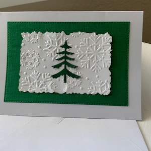 Set notitiekaarten met reliëfboom