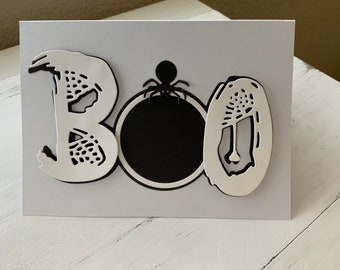 Halloween Card with Boo