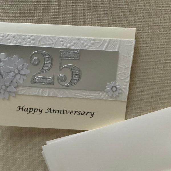 25th Anniversary Card