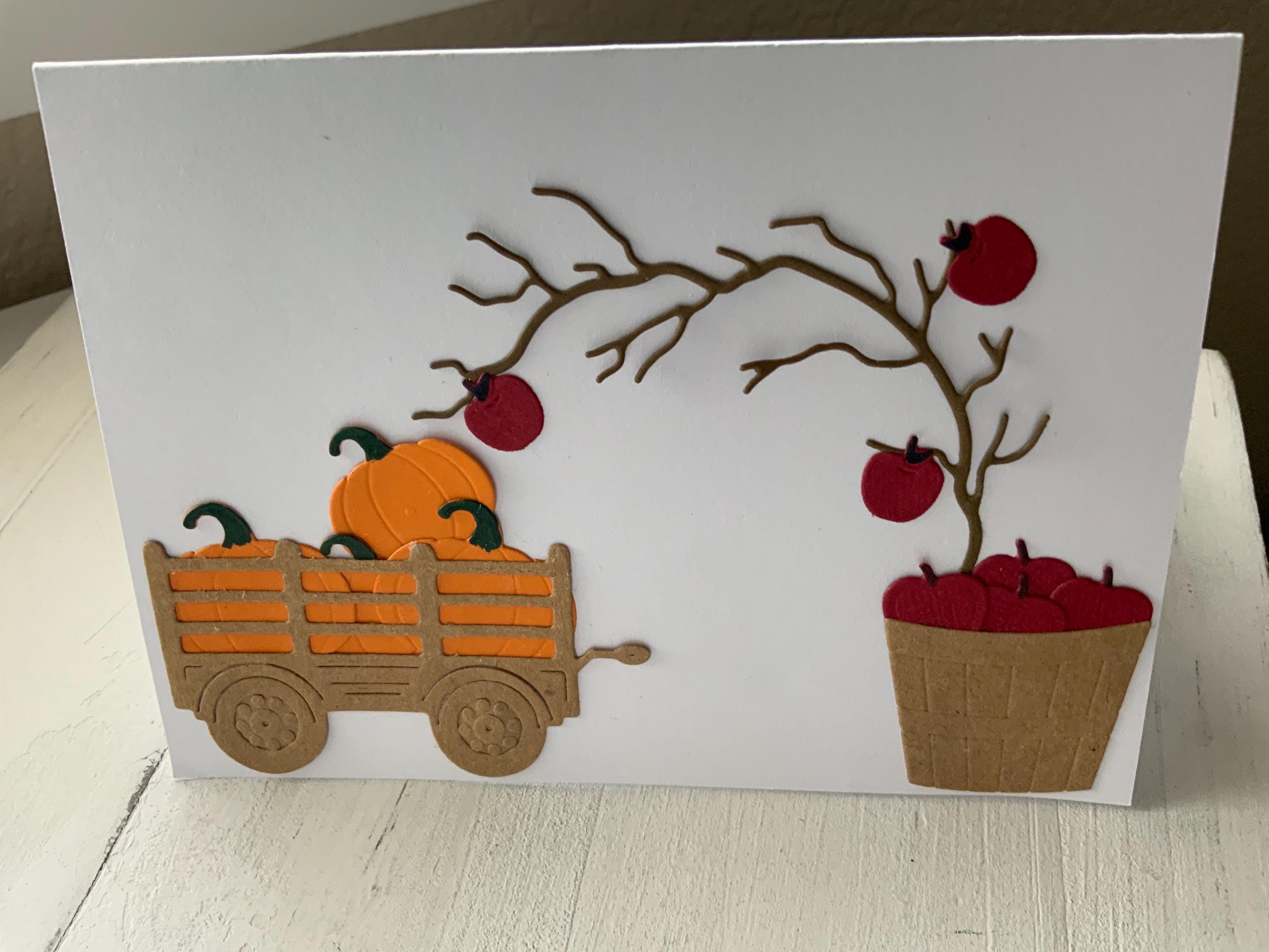 Handmade Fall Card - Etsy