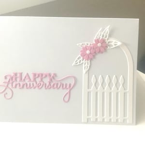 Cartão de aniversário feito à mão