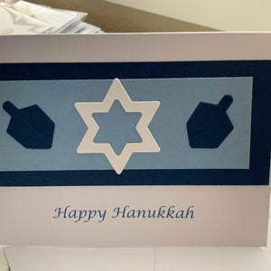 Carta di Hanukkah felice