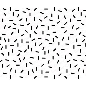 May include: Black and white abstract pattern with a repeating design of short, thin lines.