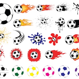 FUSSBALL SVG Bundle, Fußball SVG, Fußball geschnitten Datei für Cricut, Fußball Vektor, Fußballmannschaft