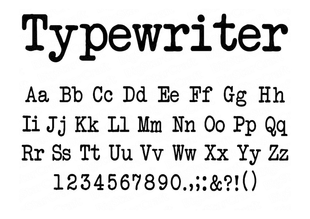 TYPEWRITER FONT SVG Vintage Typewriter Font Svg Typewriter Alphabet google-docs-typewriter-font-ultimate-guide