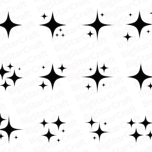 SPARKLE SVG-BUNDEL, Instant Download, Sparkle Svg, Sparkle ClipArt, digitale download, Stars Svg, Sparkle Cricut, Sparkle bundel Svg, Sparkle
