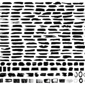 238 - PAINT BRUSHES SVG-Bundle, Pinselstriche für Pinselstriche, Pinselstriche für Pinselstriche, Pinselstriche für Pinselstriche