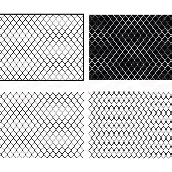 CHICKEN WIRE SVG Bundle, Élément de conception de ferme, Téléchargement numérique, Fence Svg, Chicken Wire Cut File, Fence Net Svg, Téléchargement instantané, Svg