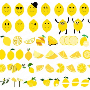 LEMON SVG Bundle, Instant Download, LEMON Svg, Digital Download, Lemon Slice Svg, Lemon Slice Cut File Svg, Lemon Fruit Svg, Fruit Svg - Png