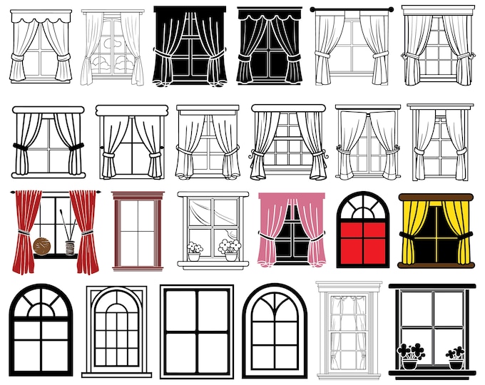 Window Dxf File Opened Window SVG File, Opened Window DXF, Opened Window Png, Open ...