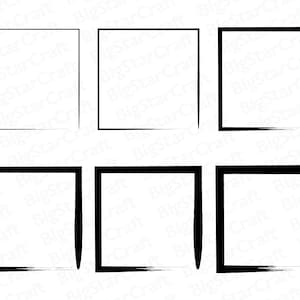 GRUNGE FRAME SVG bundel 1, Frame Svg, Frame noodlijdende Svg, Frame ClipArt, Square Frame Svg, rand Svg, rechthoek Svg, digitale download