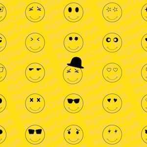 SMILEY FACE SVG Bundle, Instant Download, Happy Face Svg, Digital Download, Emoji Svg, Svg Files For Cricut, Smiley Face, Smiley Svg, Cricut
