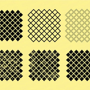 Pakiet DIAMOND PATTERN SVG, natychmiastowe pobieranie, bezszwowy wzór diamentowy Svg, wzór Argyle ClipArt, wzór Svg, kratkowany wzór diamentowy