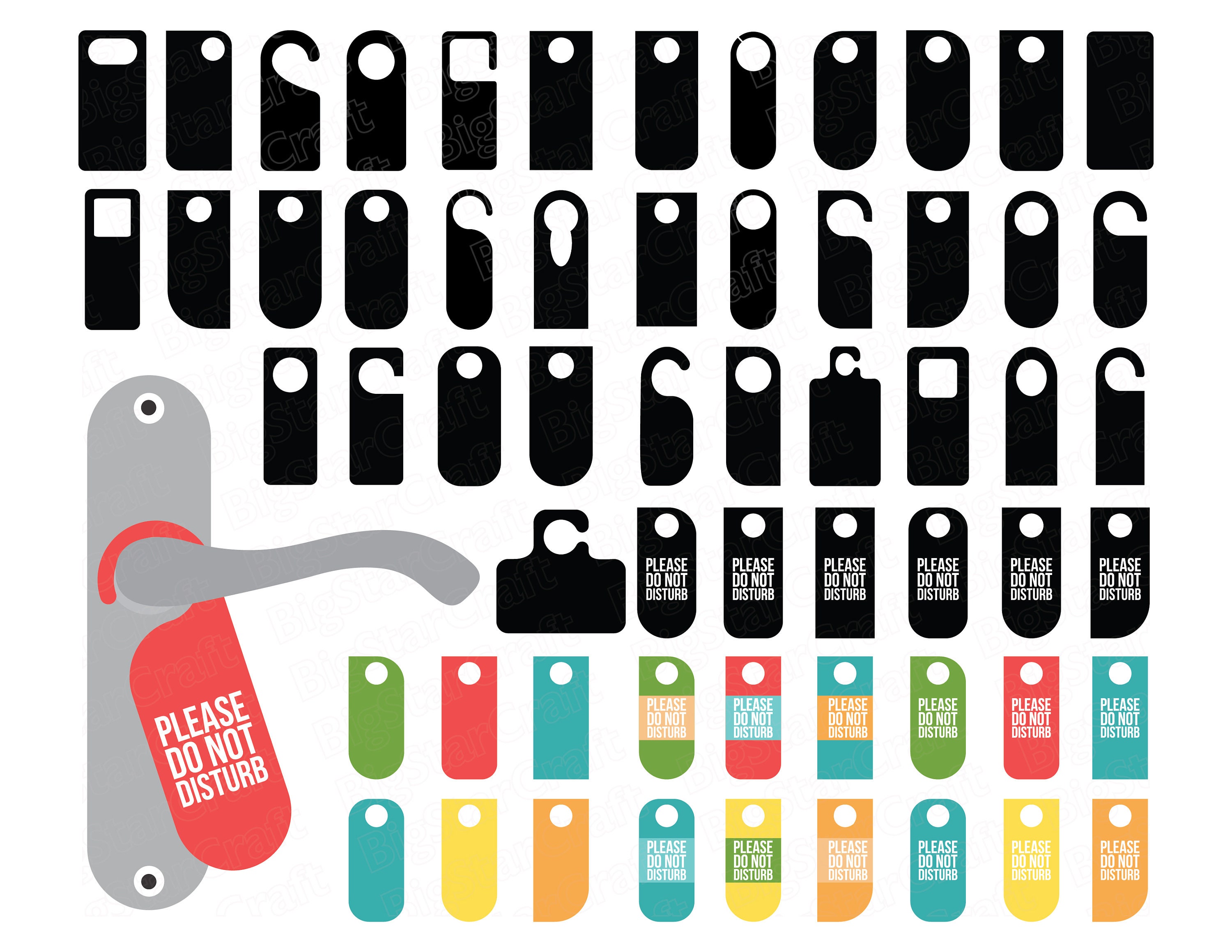 Door Hanger SVG Bundle: 60 Designs (digital Download) - Etsy