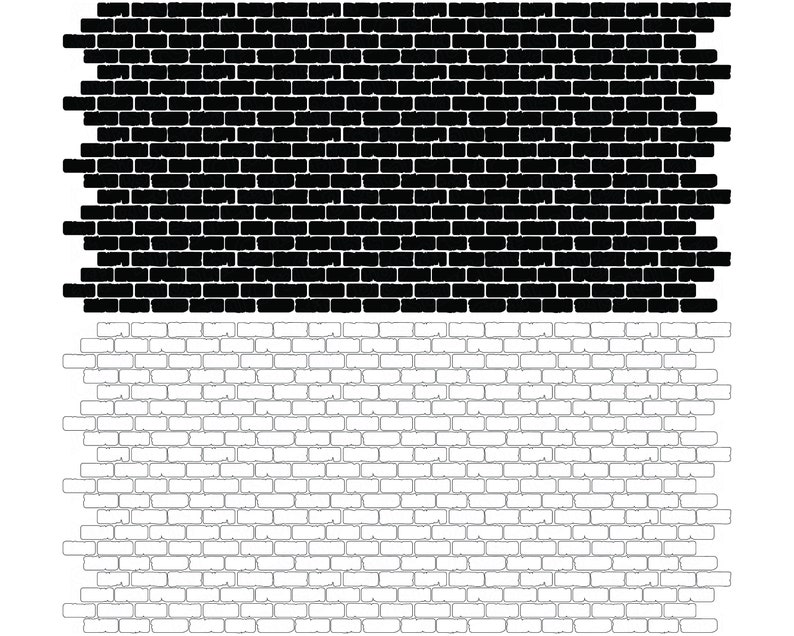 BRICK Stencil SVG Bundle Brick Wall Stencil SVG Brick Wall Etsy