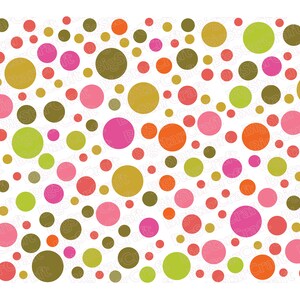 MOTIVO A POIS, Download digitale, Polka Dot Svg, Motivo a pois Svg, Download immediato, ClipArt a pois, Polka Dots casuali Svg