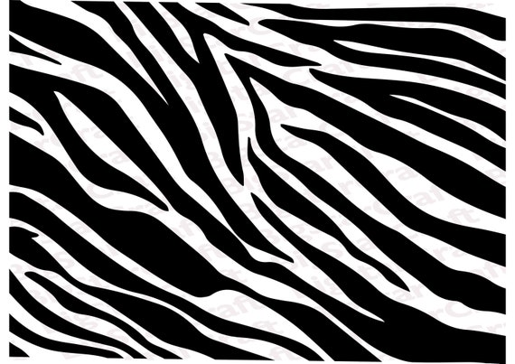 ZEBRA PRINT SVG, Animal Print Svg, Zebra Stripes Pattern Svg