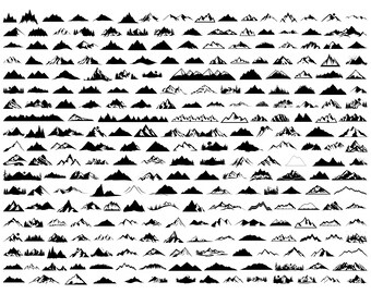 MOUNTAIN SVG Bundle, Travel ClipArt, Travel Svg, Mountain SVG, Mountain Silhouette, Forest Svg, Adventure Svg, Mountains Svg, Camping Svg
