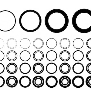 KREIS SVG-Bundle, Kreis SVG, Kreis Monogramm SVG, Rahmen ClipArt, Rahmen SVG, Kreis ClipArt, Kreisform unterschiedliche Dicke SVG, Kreis